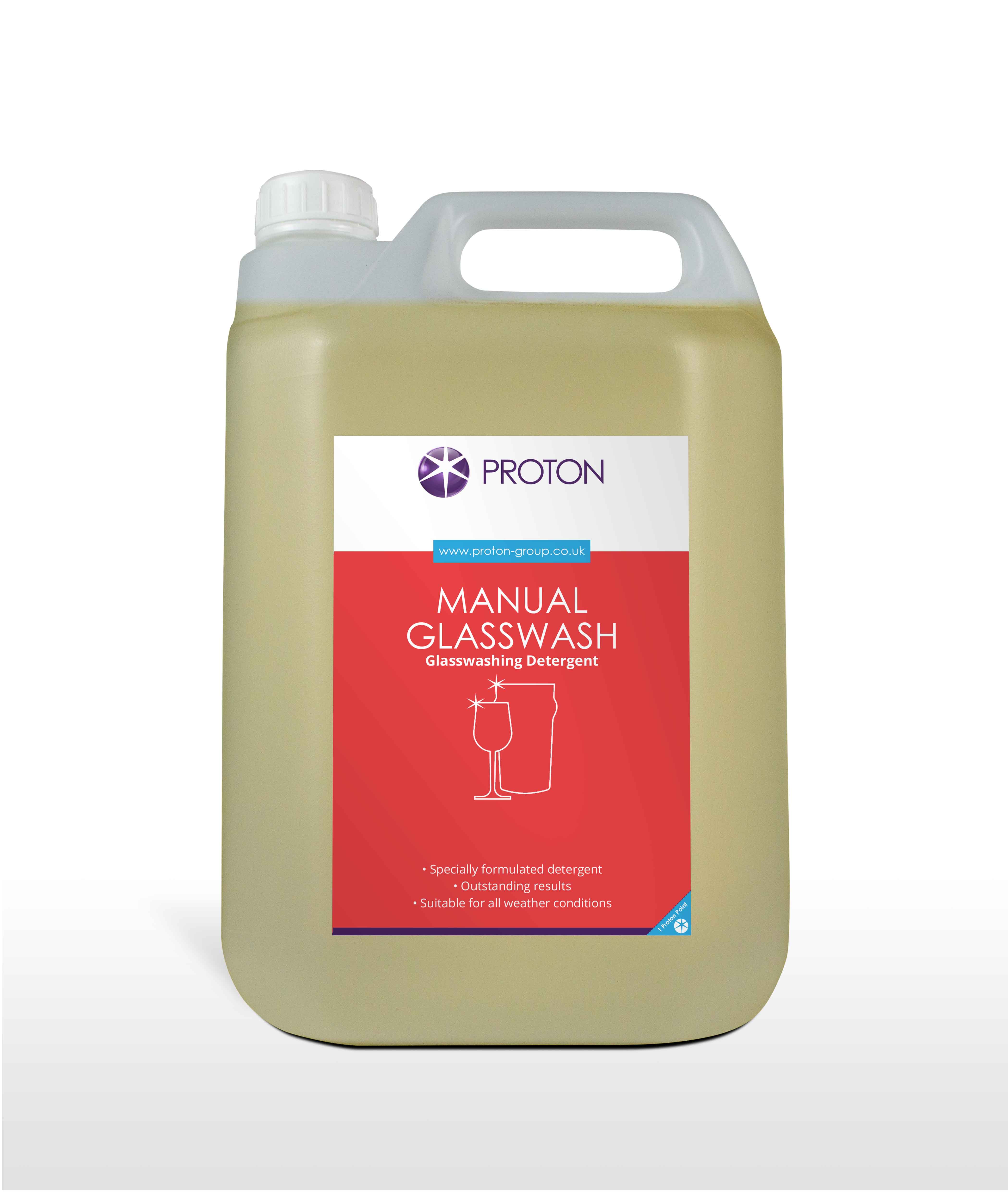 Manual Glasswash Detergent 2x5L Clearbrew Chemicals